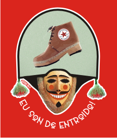 Camisola unisex algodón serigrafía ENTROIDO - Lema: "Eu son de Entroido"