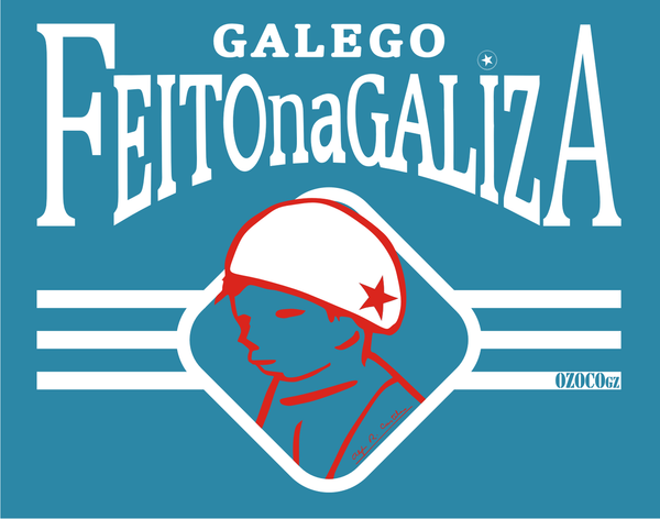 Camisola crianzas algodón serigrafía GALEGO · FEITO NA GALIZA